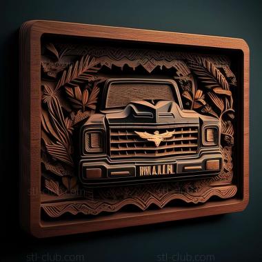 3D модель Chevrolet Silverado (STL)